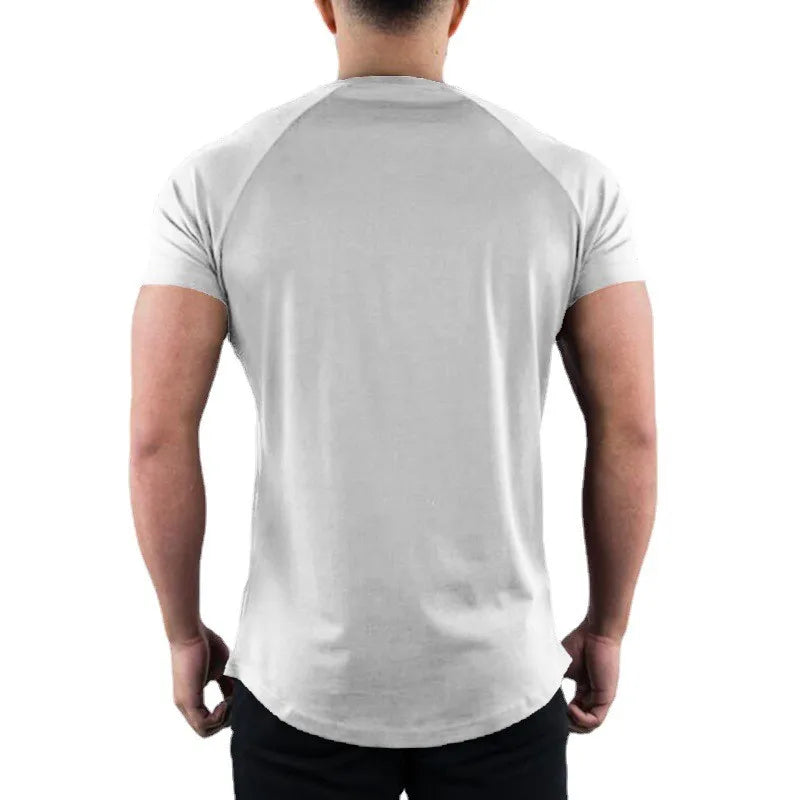 Camiseta de manga corta de deporte para hombre